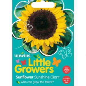 Unwins Little Growers Sunflower Sunshine Giant Seeds