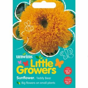 Unwins Little Growers Sunflower Teddy Bear Seeds