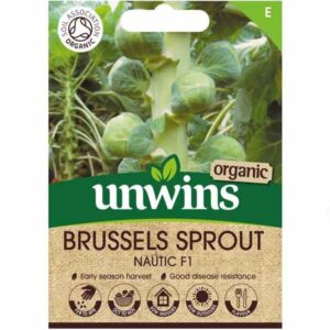 Unwins Brussels Sprout Nautic F1 Organic Seeds