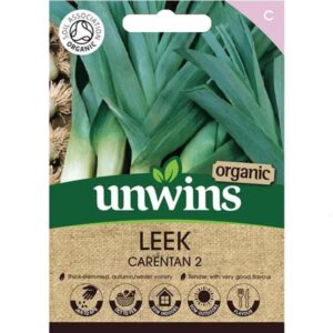 Unwins Leek Caraten 2 Organic Seeds