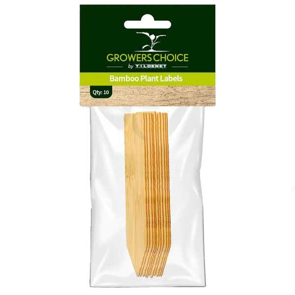 Growers Choice Bamboo Plant Labels 10 Pack 1 Growers Choice Bamboo Plant Labels 10 Pack