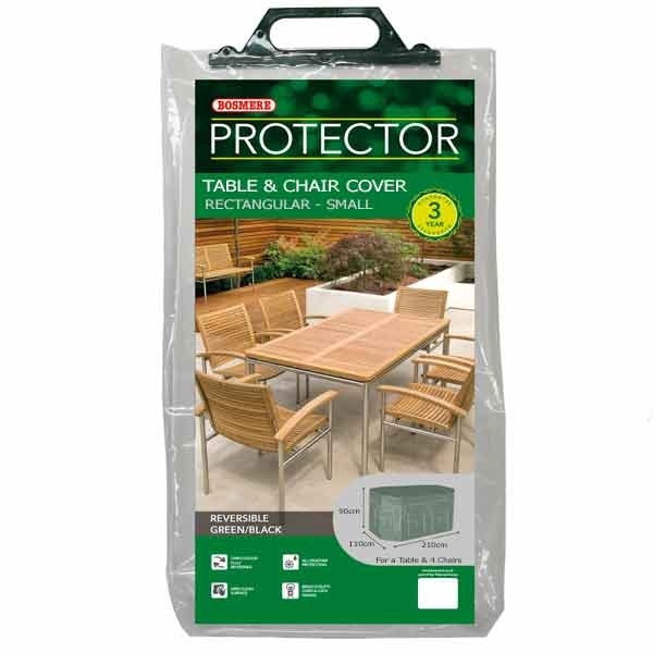 Bosmere Protector Table & 4 Chairs Cover Rectangular Small 1 Bosmere Protector Table & 4 Chairs Cover Rectangular Small