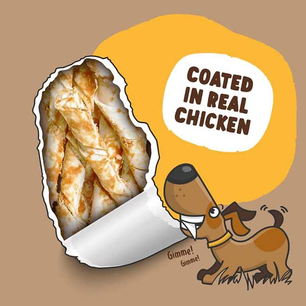Good Boy & Tasty Chicken Roll Single Dog Treat Tough Dog Treat 4 Good Boy & Tasty Chicken Roll Single Dog Treat Tough Dog Treat - Image 4