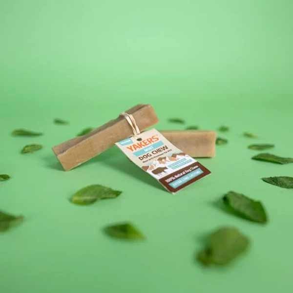 Yakers Yak Milk Chew Mint Medium Single Dog Treat 2 Yakers Yak Milk Chew Mint Medium Single Dog Treat - Image 2