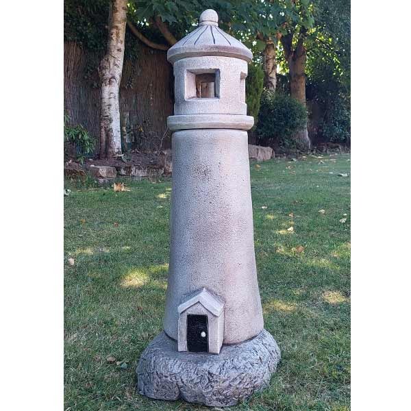Lighthouse Stone Garden Ornament 70cm 1 Lighthouse Stone Garden Ornament 70cm