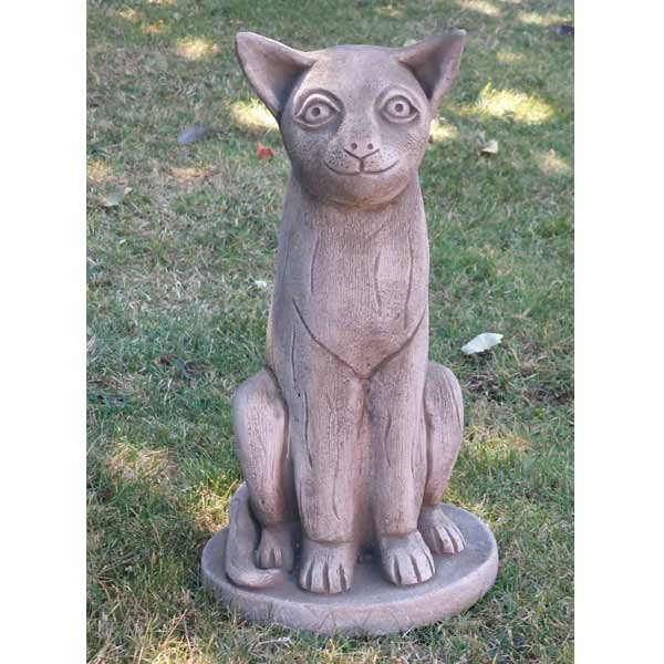 Fred The Cat Stone Garden Ornament 41cm 1 Fred The Cat Stone Garden Ornament 41cm