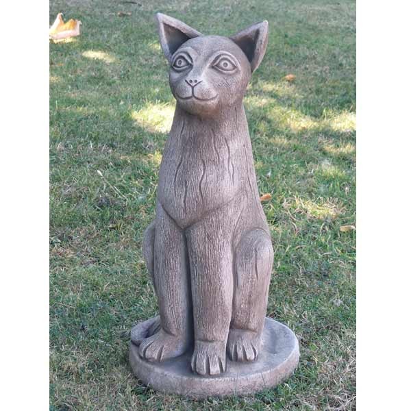 Frank The Cat Stone Garden Ornament 41cm 1 Frank The Cat Stone Garden Ornament 41cm
