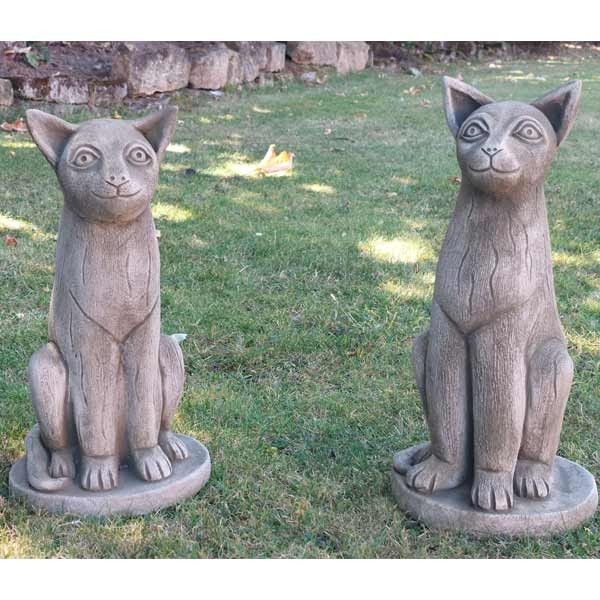 Frank The Cat Stone Garden Ornament 41cm 2 Frank The Cat Stone Garden Ornament 41cm - Image 2