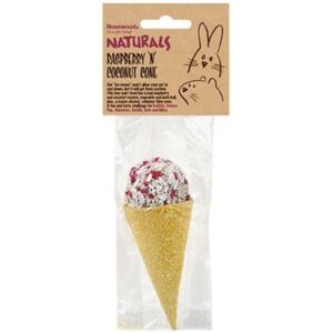 Rosewood Naturals Treats Raspberry 'n' Coconut Cone