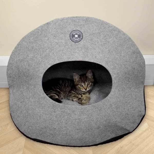 Danish Design Cat Pebble Bed Grey 56x30x43cm 2 Danish Design Cat Pebble Bed Grey 56x30x43cm - Image 2