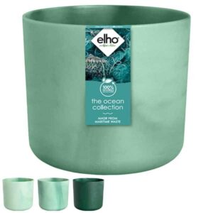 Elho The Ocean Collection Round Pacific Green 14cm Flower Pot