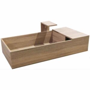 Clearseal Grey Bardolino 48" Tortoise Table