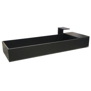 Clearseal Tortoise Table 72" Black