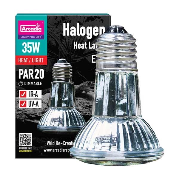 Arcadia Mini Halogen Flood Lamp 35w 1 Arcadia Mini Halogen Flood Lamp 35w