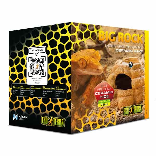 Exo Terra Ceramic Big Rock Cave Medium 3 Exo Terra Ceramic Big Rock Cave Medium - Image 3