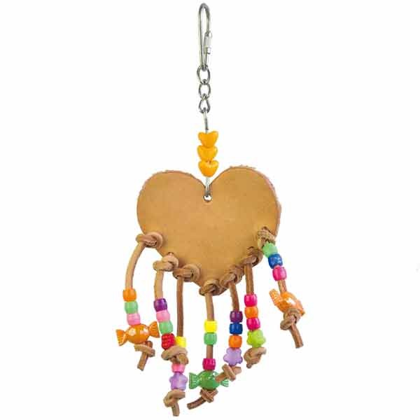 Adventure Bound Leather Heart Toy