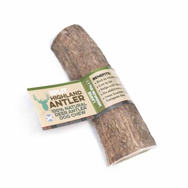 Nova Chews Highland Split Antler 100% Natural Chew Large Single Dog Treat 3 Nova Chews Highland Split Antler 100% Natural Chew Large Single Dog Treat - Image 3