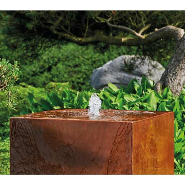 Oase Corten Steel Cube Complete Water Feature Kit 3 Oase Corten Steel Cube Complete Water Feature Kit - Image 3