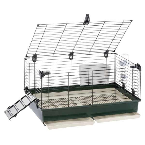 Ferplast Tommy 100 Hygienic Grid Rabbit / Guinea Pig Cage 2 Ferplast Tommy 100 Hygienic Grid Rabbit / Guinea Pig Cage - Image 2