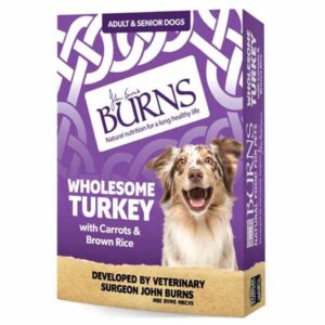 Burns Wholesome Turkey with Carrots & Brown Rice Adult 395g Wet Dog Food