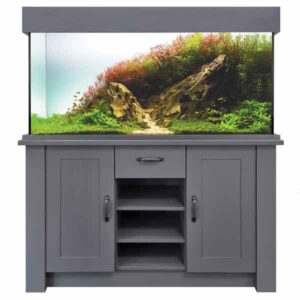 Oakstyle 230 Litres Slate Grey Aquarium & Cabinet Kit