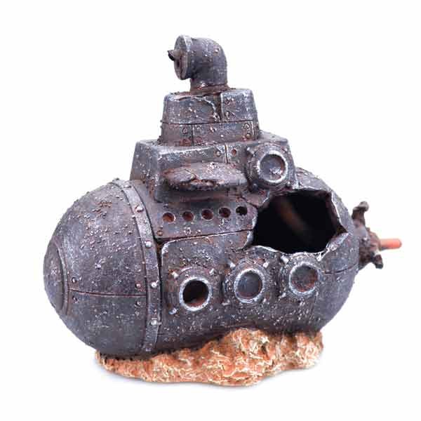 Aqua One Submarine (air operated) Aquarium Ornament 1 Aqua One Submarine (air operated) Aquarium Ornament