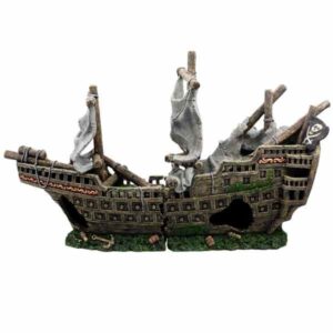 Aqua One Sunken Pirate Jumbo Galleon Aquarium Ornament