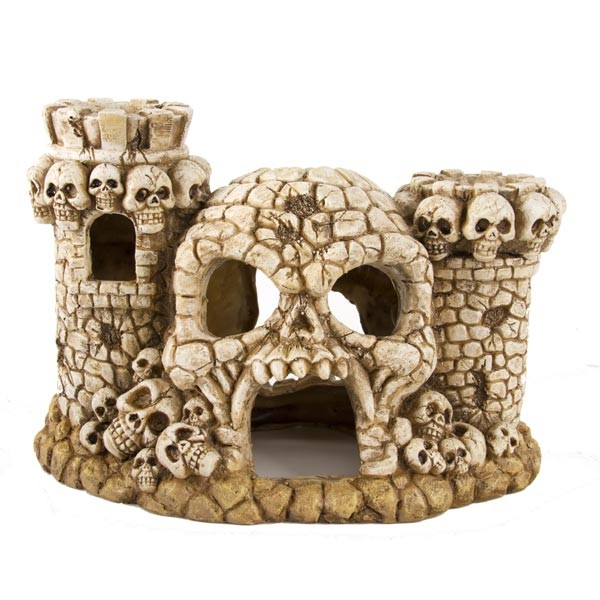 Aqua One Creepy Skull Castle Large Aquarium Ornament 1 Aqua One Creepy Skull Castle Large Aquarium Ornament