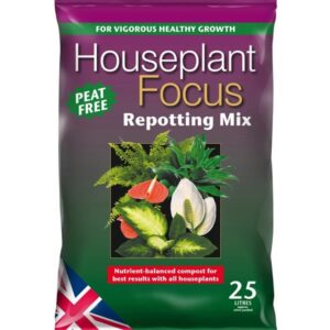 Growth Technology Houseplant Focus Repotting Mix Peat Free 25 Litres