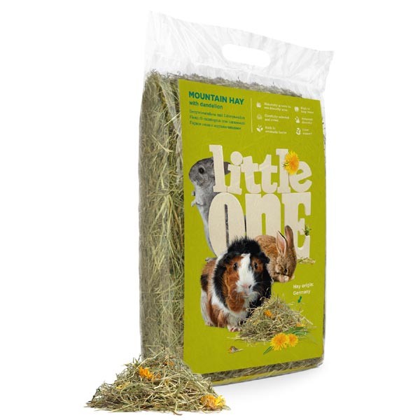 Little One Mountain Hay with Danedlion 400g 1 Little One Mountain Hay with Danedlion 400g