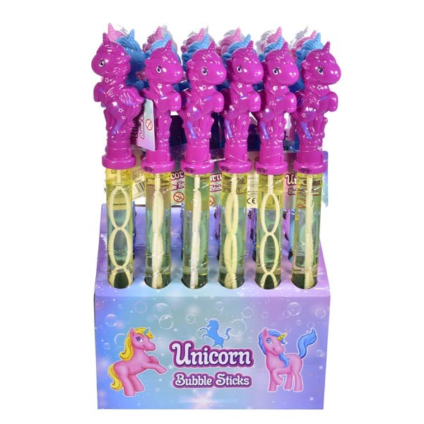 Unicorn Bubble Stick Assorted Colours 2 Unicorn Bubble Stick Assorted Colours - Image 2