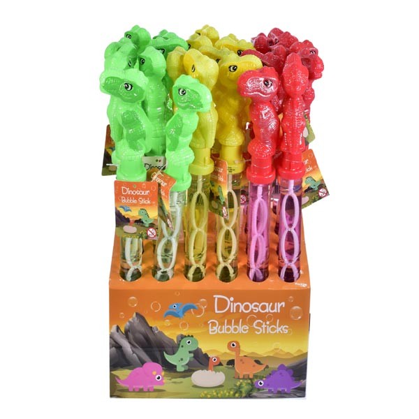 Dinosaur Bubble Stick Assorted Colours 2 Dinosaur Bubble Stick Assorted Colours - Image 2