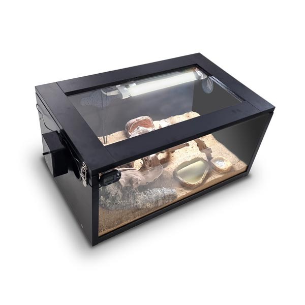Habistat Leopard Gecko Starter Kit Black 3 Habistat Leopard Gecko Starter Kit Black - Image 3