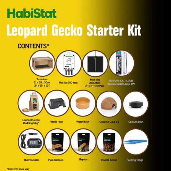 Habistat Leopard Gecko Starter Kit Black 5 Habistat Leopard Gecko Starter Kit Black - Image 5