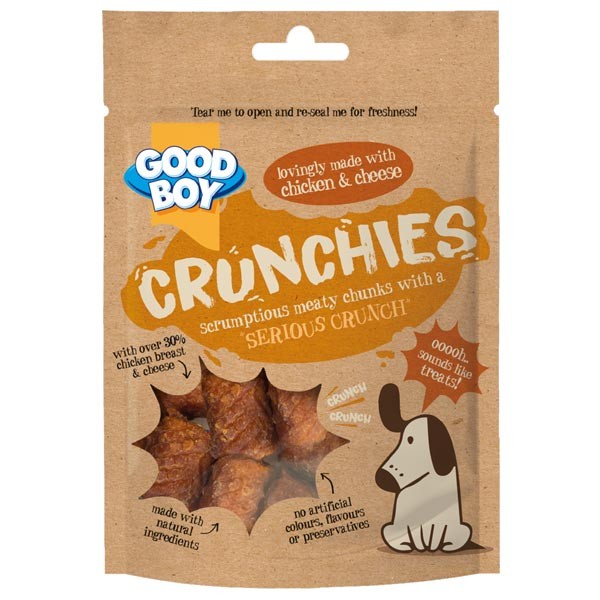 Good Boy Crunchies Chicken & Cheese 54g Dog Treat 1 Good Boy Crunchies Chicken & Cheese 54g Dog Treat