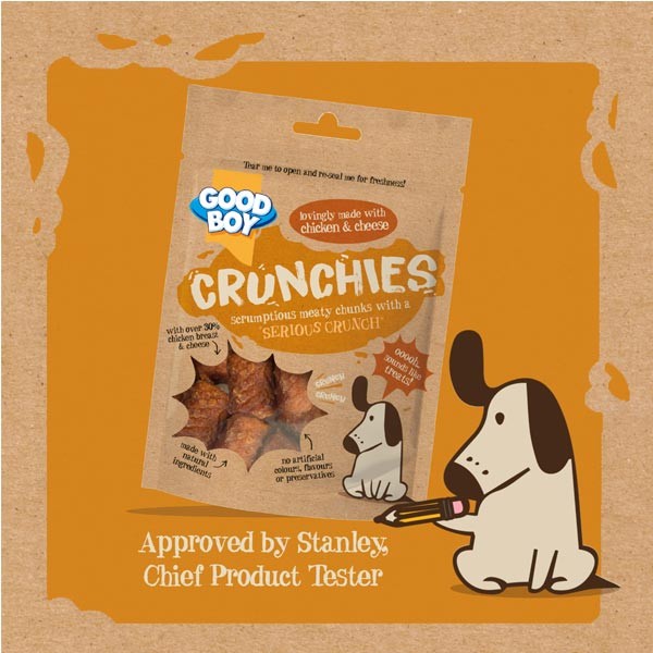 Good Boy Crunchies Chicken & Cheese 54g Dog Treat 5 Good Boy Crunchies Chicken & Cheese 54g Dog Treat - Image 5