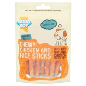 Good Boy Chicken & Rice Sticks 90g Dog Treat