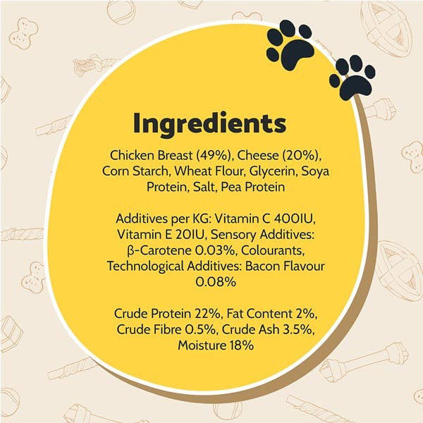 Good Boy Cheesy Chicken Sticks 250g Dog Treat 4 Good Boy Cheesy Chicken Sticks 250g Dog Treat - Image 4