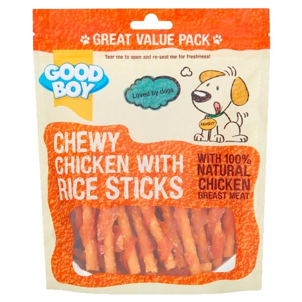 Good Boy Chicken & Rice Sticks 300g Dog Treat 1 Good Boy Chicken & Rice Sticks 300g Dog Treat