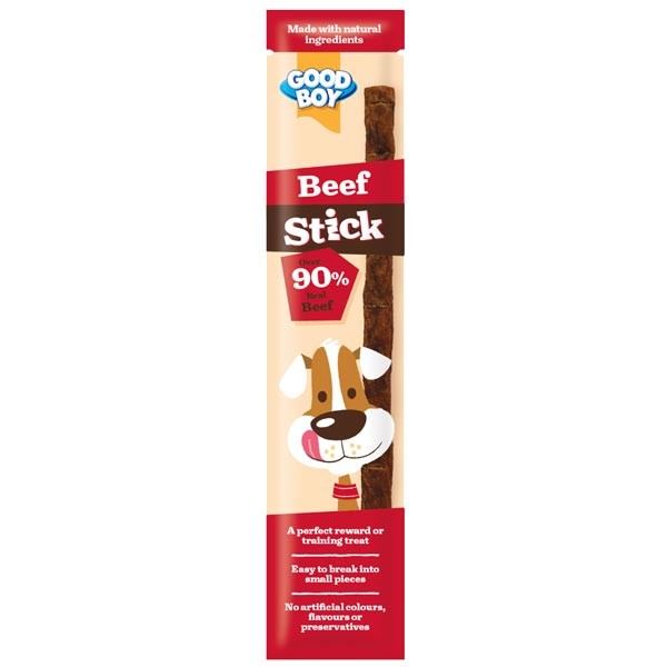 Good Boy Beef Stick 15g Dog Treat 1 Good Boy Beef Stick 15g Dog Treat