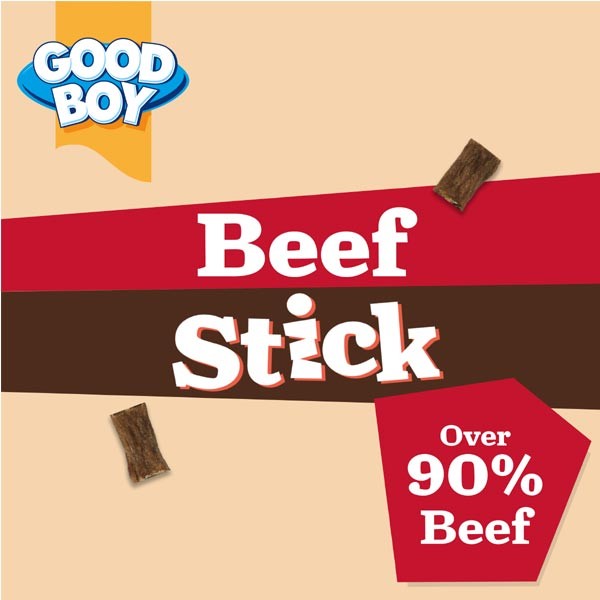 Good Boy Beef Stick 15g Dog Treat 2 Good Boy Beef Stick 15g Dog Treat - Image 2