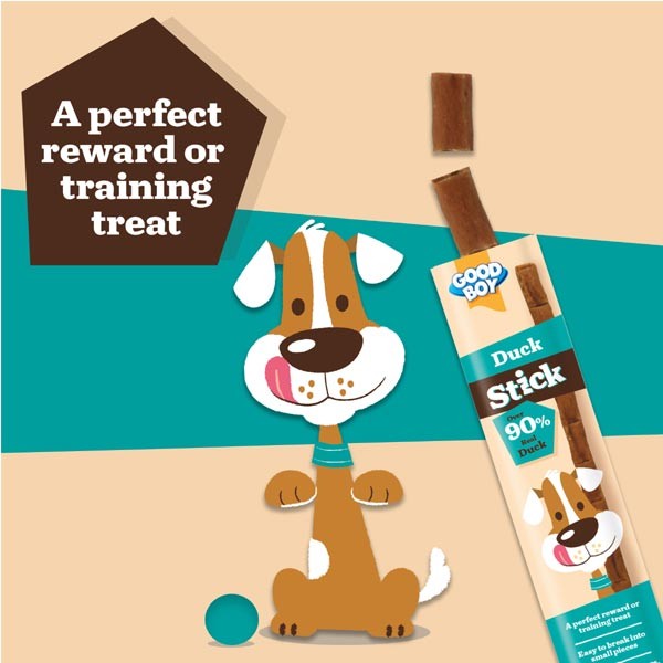 Good Boy Duck Stick 15g Dog Treat 3 Good Boy Duck Stick 15g Dog Treat - Image 3