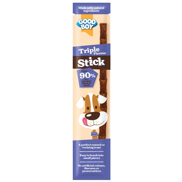 Good Boy Triple Stick 15g Dog Treat 1 Good Boy Triple Stick 15g Dog Treat