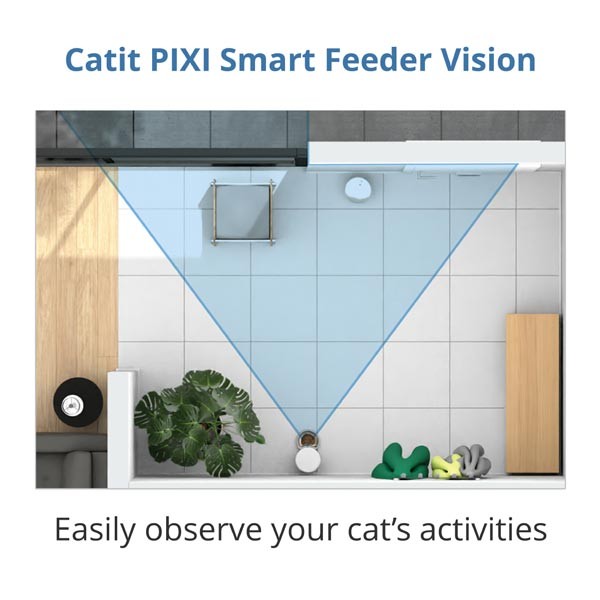 Catit Pixi Vision Smart Dry Cat Food Feeder 5 Catit Pixi Vision Smart Dry Cat Food Feeder - Image 5