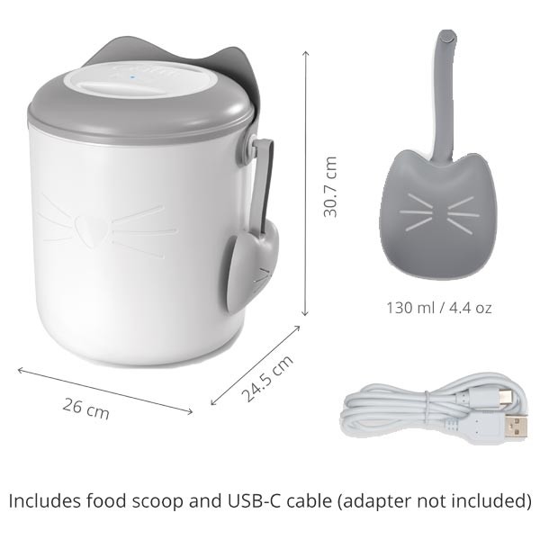 Catit Pixi Smart Vacuum Food Container 2 Catit Pixi Smart Vacuum Food Container - Image 2