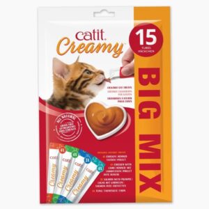 Catit Creamy Lickable Variety Multipack 15x10g Cat Treat