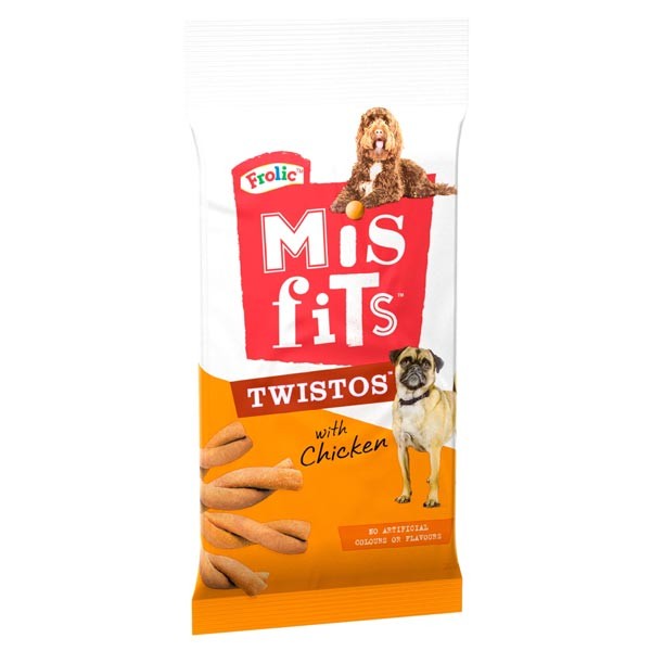 Misfits Twistos Chicken 6 Sticks Dog Treat