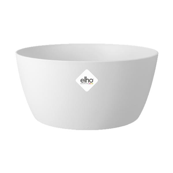 Elho Brussels Bowl White 23cm Flower Pot 1 Elho Brussels Bowl White 23cm Flower Pot