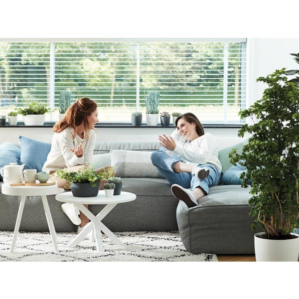 Elho Brussels Bowl White 23cm Flower Pot 4 Elho Brussels Bowl White 23cm Flower Pot - Image 4