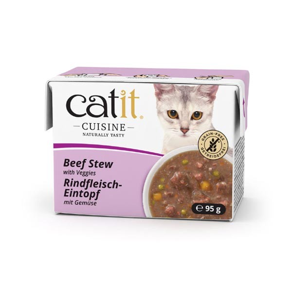 Catit Cuisine Beef Stew with Veggies 95g Wet Cat Food 1 Catit Cuisine Beef Stew with Veggies 95g Wet Cat Food